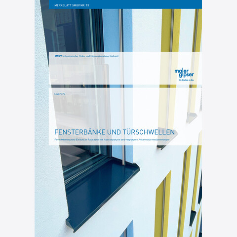 SMGV - Merkblatt Nr.73: Fensterbänke und Türschwellen